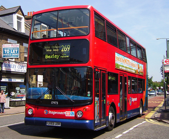 Route 269, Stagecoach London 17973, LX53JZR, Bromley