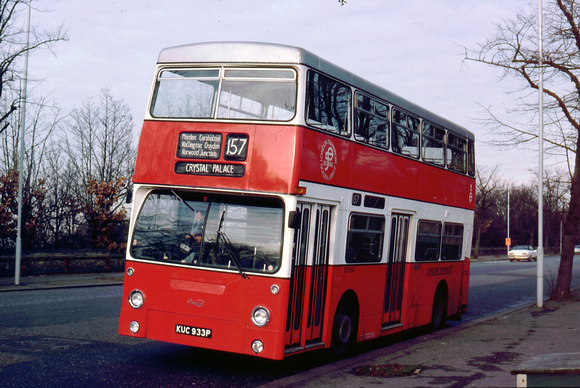 Route 157, London Transport, DMS1933, KUC933P, Crystal Palace