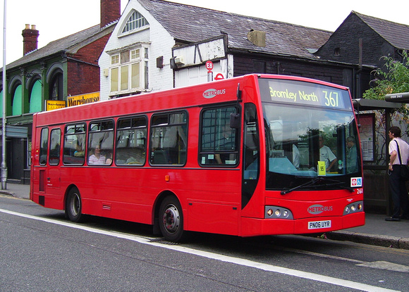 Route 367, Metrobus 261, PN06UYR, Croydon
