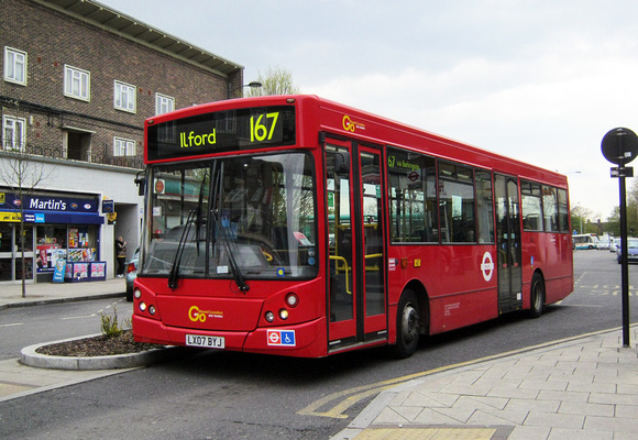 Route 167, Go Ahead London, ED18, LX07BYJ, Debden