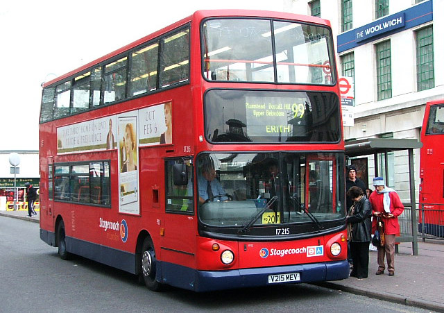 London Bus Routes | Route 99: Bexleyheath, Shopping Centre - Woolwich ...