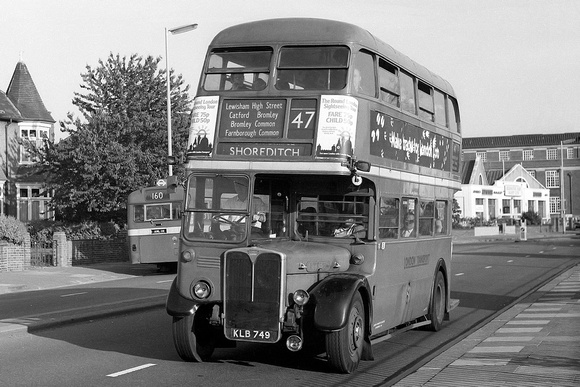 Route 47, London Transport, RT1627, KLB749
