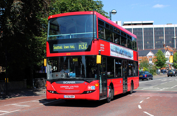 Route H32, London United RATP, SP175, YT10XBY, Hounslow