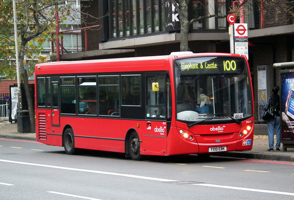 Route 100, Abellio London 8327, YX10EBK, Elephant & Castle