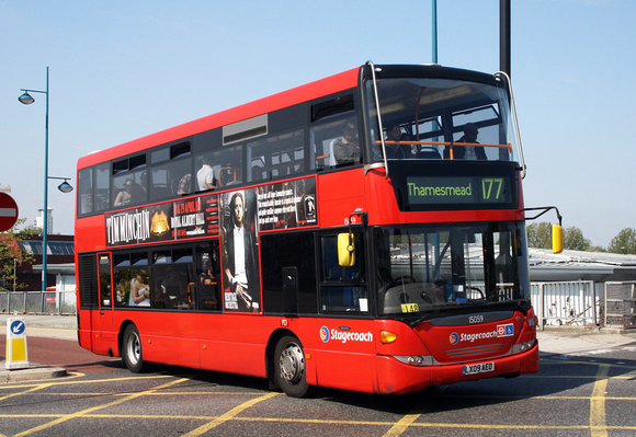 Route 177, Stagecoach London 15059, LX09AED, Plumstead