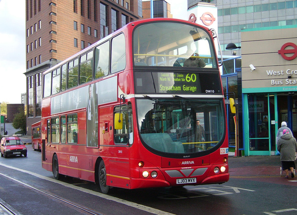 Route 60, Arriva London, DW10, LJ03MVX, Croydon