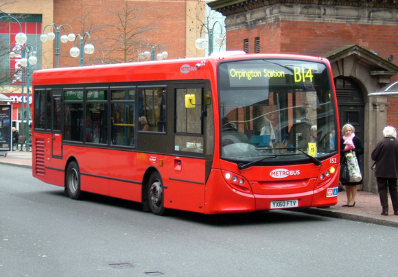 Route B14, Metrobus 152, YX60FTV, Bexleyheath