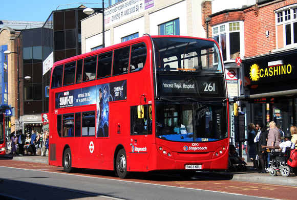 Route 261, Stagecoach London 10190, SN63NBL, Bromley