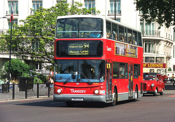 Route 94, Transdev, TLA15, SN53EUY, Marble Arch