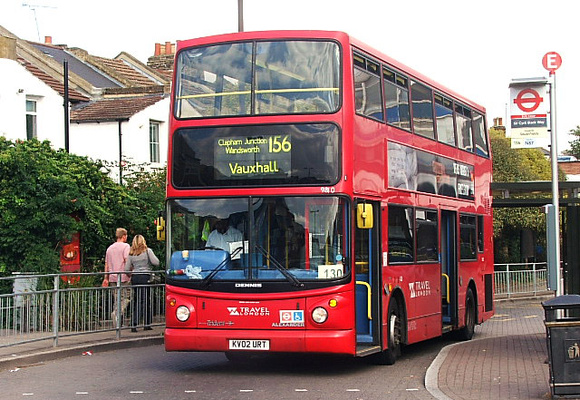 Route 156, Travel London 9810, KV02URT, Wimbledon