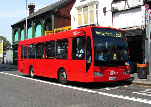 Route 367, Metrobus 266, PN06UYW, East Croydon