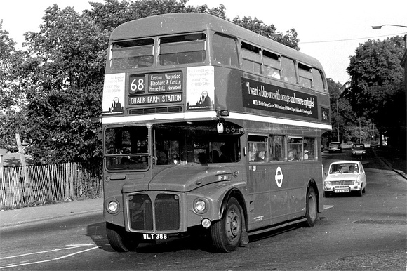 Route 68, London Transport, RM388, WLT388, Norwood
