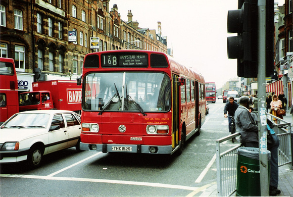 Route 168, London Transport, LS152, THX152S, Camden Town