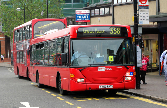 Route 358, Metrobus 524, YN53RXT, Bromley South