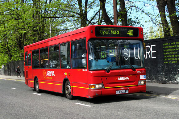 Route 410, Arriva London, PDL132, LJ56ASV, East Croydon