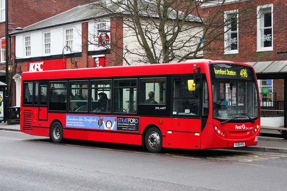 Route 498, First London, DML44077, YX58HVG, Brentwood