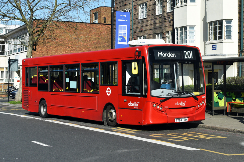 London Bus Routes | Route 201: Herne Hill - Morden | Route 201, Abellio ...