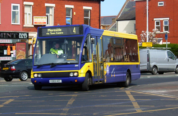 Route 4, Blackpool Transport 269, V269HEC, Cleveleys
