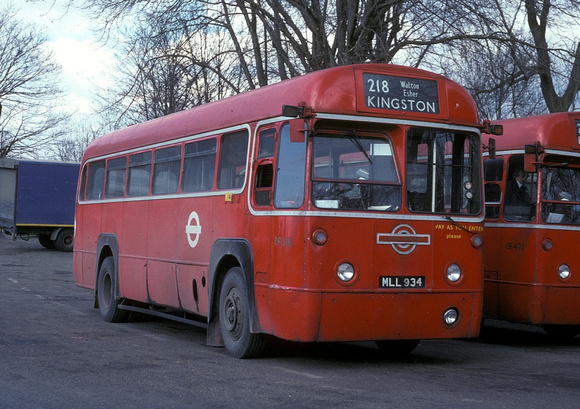 Route 218, London Transport, RF516, MLL934, Staines