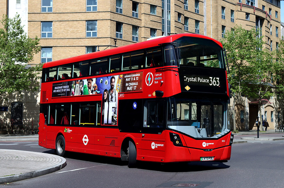 Route 363, Transport UK 3032, LV73FDL, St George's Circus