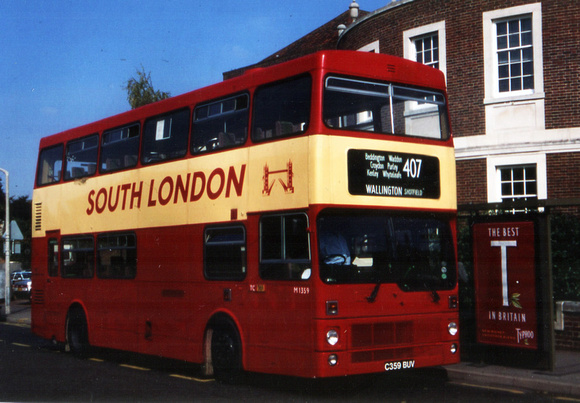 Route 407, South London Buses, M1359, C359BUV