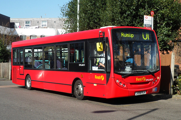 Route U1, First London, DML44019, LK08FLV, West Drayton