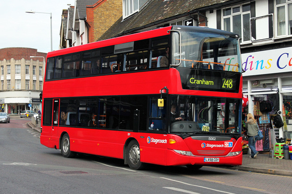 Route 248, Stagecoach London 15002, LX58CDY, Hornchurch