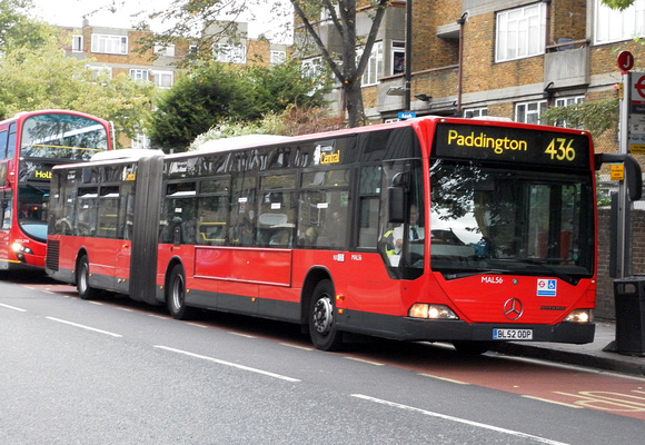 Route 436, London Central, MAL56, BL52ODP, Peckham