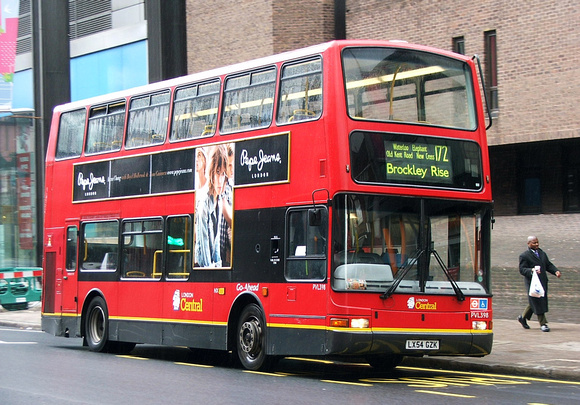 Route 172, London Central, PVL398, LX54GZK, Waterloo