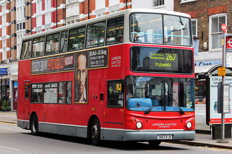 London Bus Routes | Route 267: Fulwell - Hammersmith | Route 267 ...