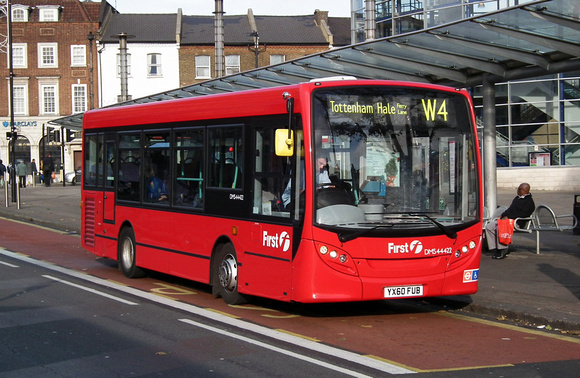 Route W4, First London, DMS44422, YX60FUB, Wood Green