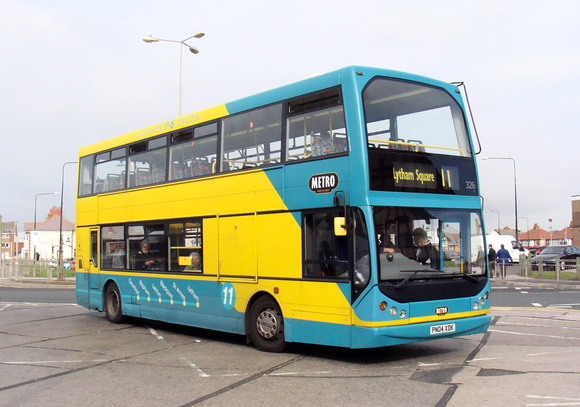 Route 11, Blackpool Transport 326, PN04XDK, Cleveleys