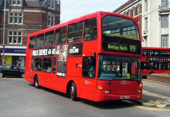 Route 119, Metrobus 919, YN06JYD, Croydon
