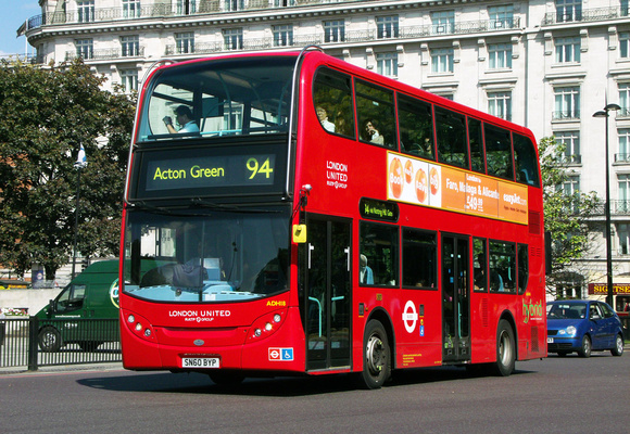 Route 94, London United RATP, ADH18, SN60BYP, Marble Arch