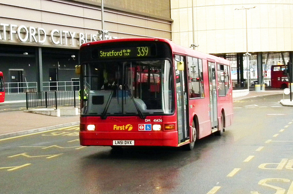 Route 339, First London, DM41436, LN51DVX, Stratford City
