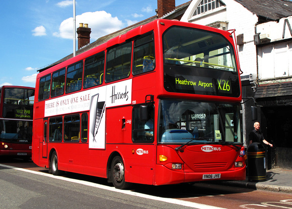 Route X26, Metrobus 920, YN06JYE, Croydon