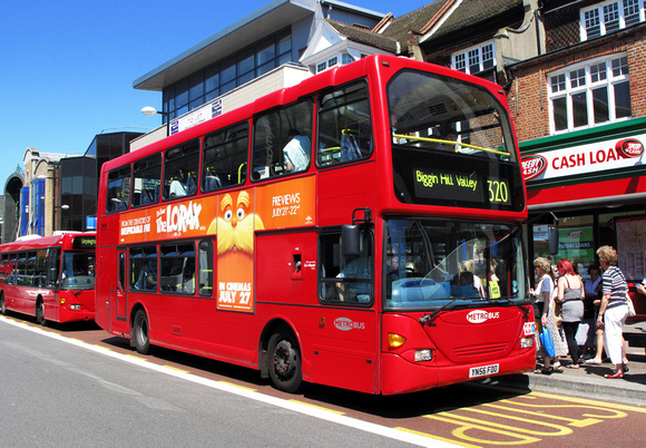 Route 320, Metrobus 938, YN56FDO, Bromley