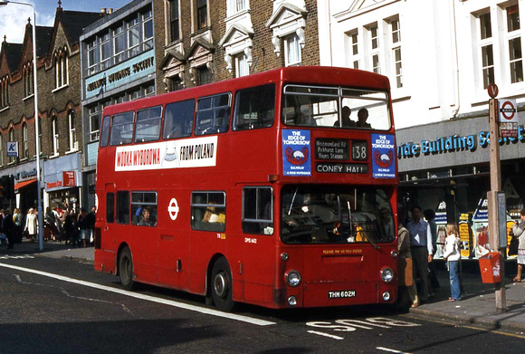 Route 138, London Transport, DMS1602, THM602M, Bromley