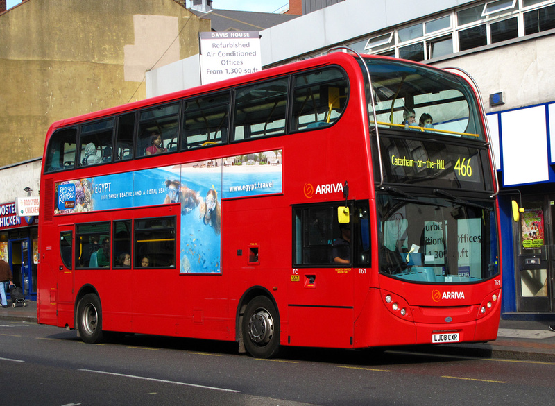 London Bus Routes | Route 466: Addington Village - Caterham-on-the-Hill ...