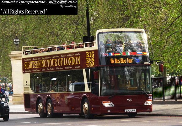 Big Bus Tours, AN331, LJ12JUO,