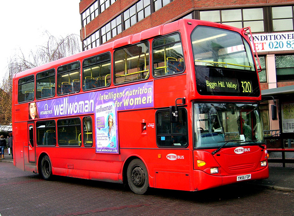 Route 320, Metrobus 939, YN56FDP, Bromley