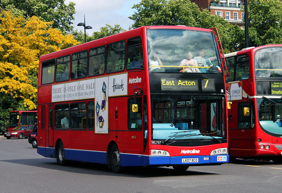 Route 7, Metroline, SEL757, LK07BCO, Marble Arch