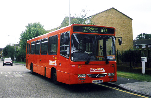 Route 160, Stagecoach London 618, P618PGP, Sidcup