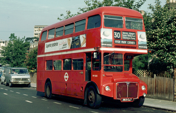 Route 30, London Transport, RM1893, 383CLT, Roehampton