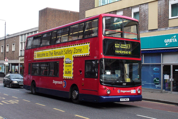 Route 177, Stagecoach London 17117, V117MEV, Woolwich
