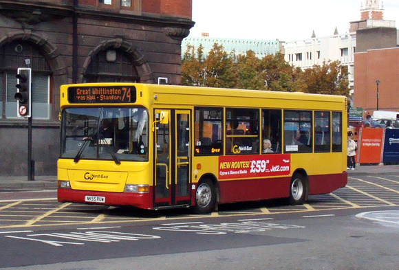 Route 74, Go North East 619, NK55RUW, Newcastle
