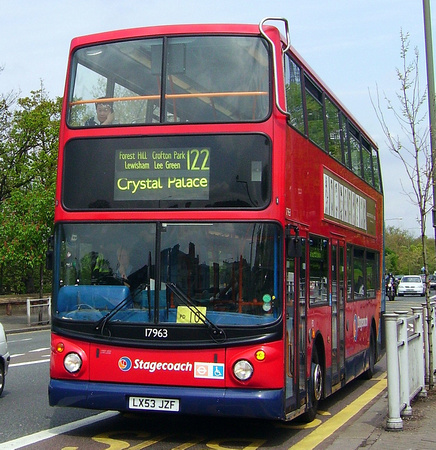 Route 122, Stagecoach London 17963, LX53JZF, Crystal Palace