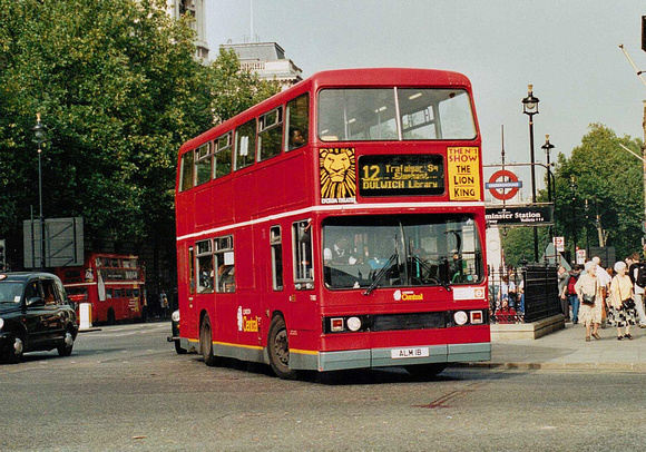 Route 12, London Central, T1000, ALM1B, Westminster