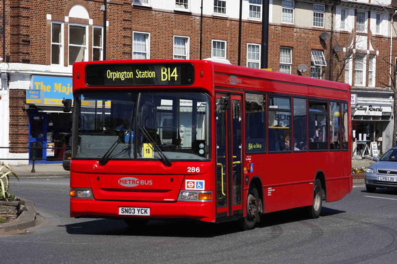 Route B14, Metrobus 286, SN03YCK, Orpington