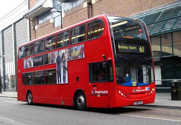 Route 61, Stagecoach London 19134, LX56EAK, Bromley